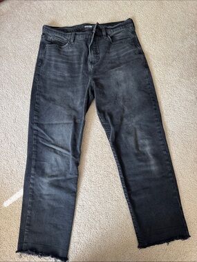 Women’s Black  Straight-Leg Jeans